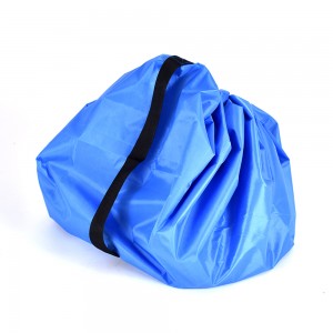 Sac à jouets et tapis de jeu imperméable coloris bleu