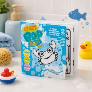 livre de coloriage crazy pop jouets de bain