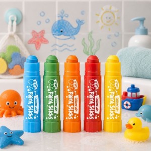 Crayons crazy pop édition bain, coloris variés