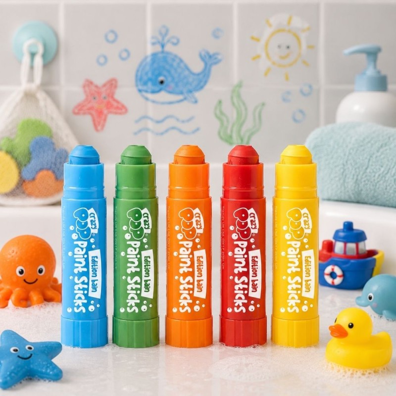 Crayons crazy pop édition bain, coloris variés