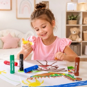 crayons couleurs effaçables