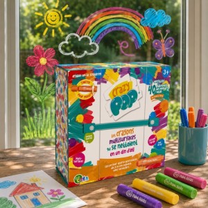coffret de 40 feutres crazypop