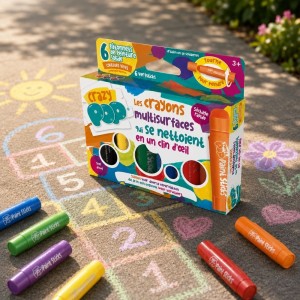 Crayons de couleur Multisurfaces