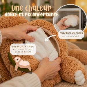 doudou paresseux avec bouilloire