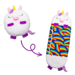 Oreiller et sac de couchage licorne happy nappers