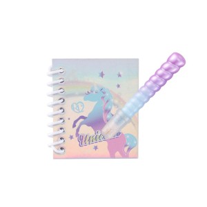 mini carnet et stylo licorne real littles