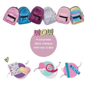 mini sac à dos real littles à collectionner