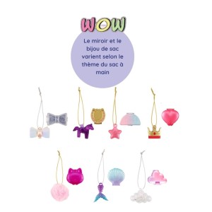 Bijoux de sacs et miroirs de poche Real Littles