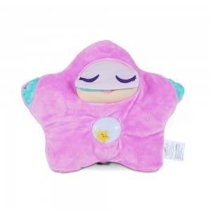 Peluche étoile rose et veilleuse pour enfants Shinee