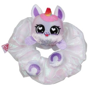 Mini peluche licorne et élastique cheveux lumineux