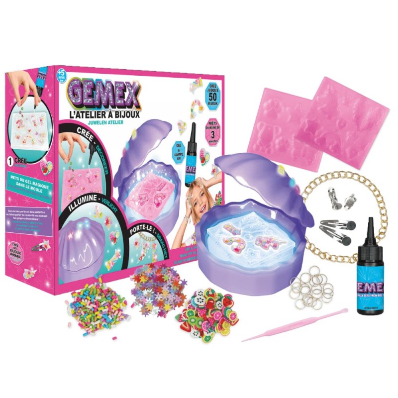 Atelier création de bijoux pour enfants GEMEX - Pack coquillage