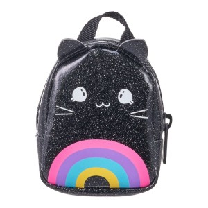 Mini sac à dos chaton noir Real Littles