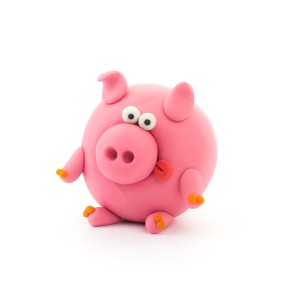 Pâte à modeler auto-durcissante cochon Pâte à modeler auto-durcissante cochon