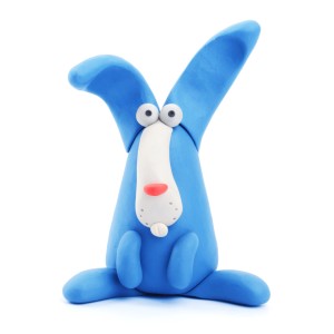 Pâte à modeler auto-durcissante lapin Pâte à modeler auto-durcissante lapin