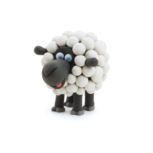 Pâte à modeler auto-durcissante mouton