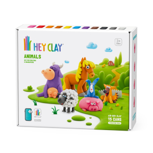 Pâte à modeler auto-durcissante HEY CLAY® tous les animaux de la ferme Pâte à modeler auto-durcissante HEY CLAY® tous les animaux de la ferme