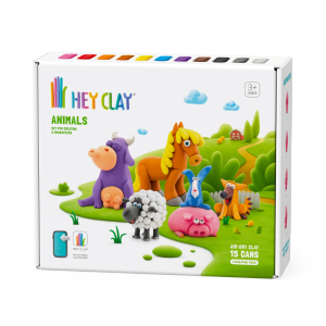 Pâte à modeler auto-durcissante HEY CLAY®  tous les animaux de la ferme