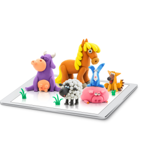 Pâte à modeler auto-durcissante HEY CLAY® animaux de la ferme pack complet Pâte à modeler auto-durcissante HEY CLAY® animaux de la ferme pack complet