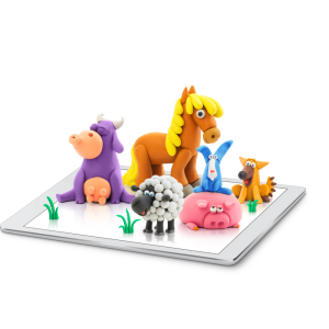 Pâte à modeler auto-durcissante HEY CLAY® animaux de la ferme pack complet