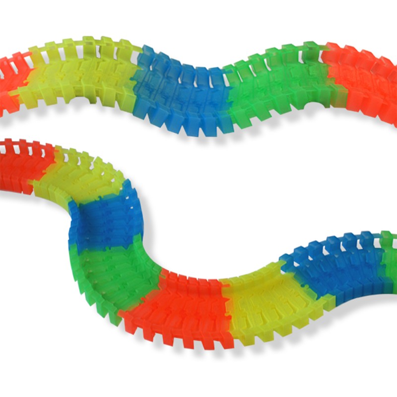 Circuit de voitures flexible pour enfants LIGHTNING SPEEDY 1,50 mètres