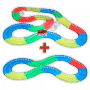 Lot circuit de voitures Lightning Speedy 288 rails