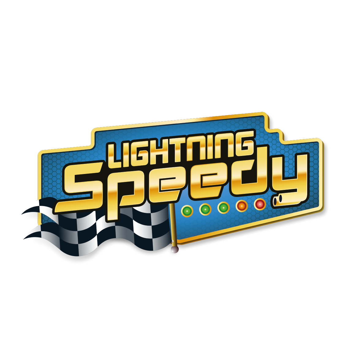 Voiture de police lumineuse CHRISS LA POLICE pour circuit Lightning Speedy  et 30 rails luminescents